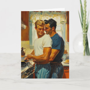 Sunlit Kitchen Embrace Card