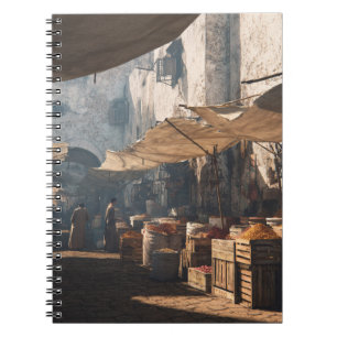 Sunlit Old World Spice Market Notebook