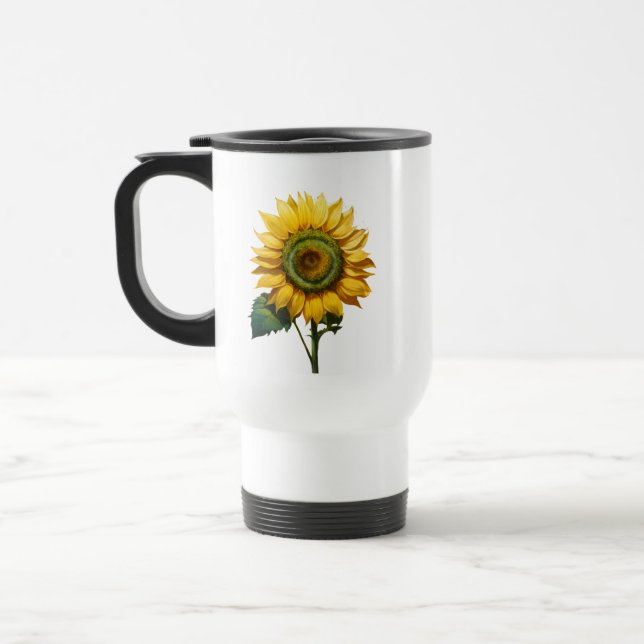 Sunlit Optimism 15 oz Travel Mug (Left)