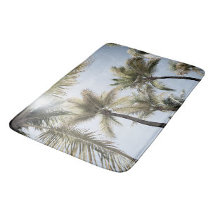 Sunlit Palm Jungle #1 #tropical #wall #art Bath Mat