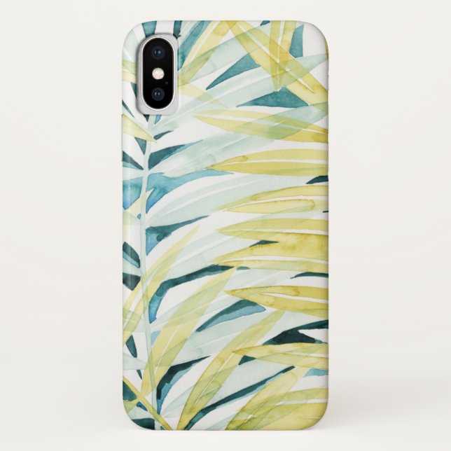 Sunlit Palms - Palm Tree Leaves Case-Mate iPhone Case (Back)
