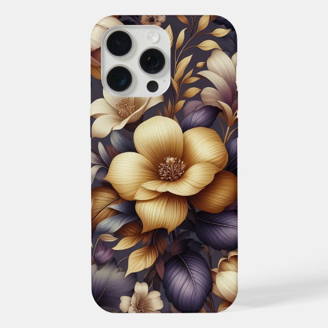 Sunlit Petals and Purple Haze iPhone Case (Back)