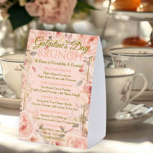Sunlit Rococo Garden Galentine Brunch Florals Tea