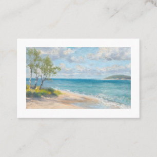 Sunlit Sands and Rolling Waves Business Card