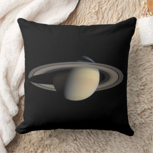 Sunlit Saturn Gas Giant Planet by Cassini Cushion