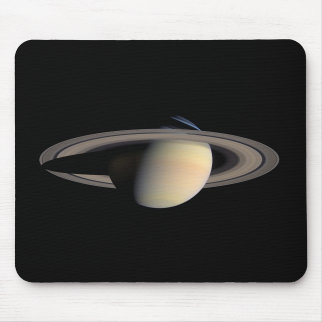 Sunlit Saturn Gas Giant Planet by Cassini Mouse Mat (Front)