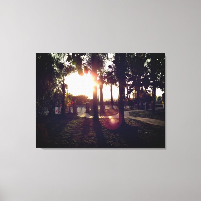 Sunlit Serenity Canvas Print (Front)