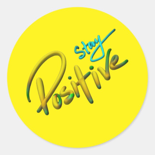 Sunlit Serenity Classic Round Sticker (Front)