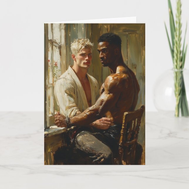 Sunlit Studio Embrace Card (Front)