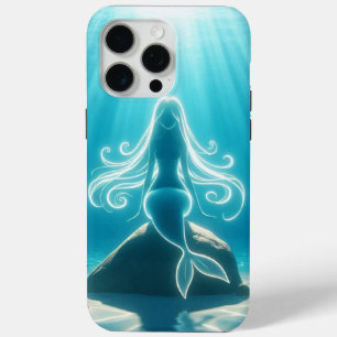 Sunlit, underwater mermaid iPhone 15 pro max case