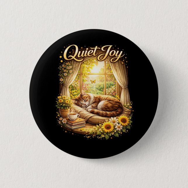 Sunlit Window Dreams 6 Cm Round Badge (Front)
