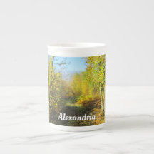 Sunlit Woods in Autumn - Personalised