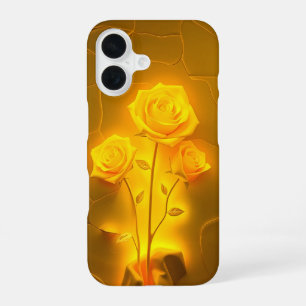 Sunlit Yellow Roses Glow iPhone Case