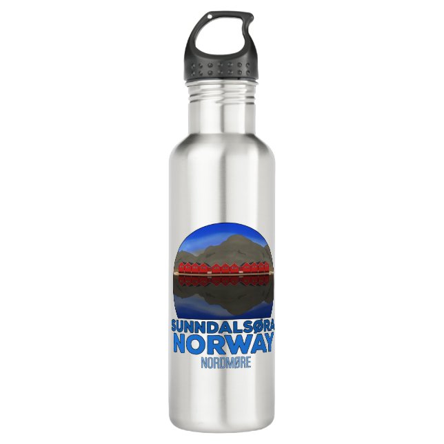 Sunndalsøra Nordmøre Norway 710 Ml Water Bottle (Front)