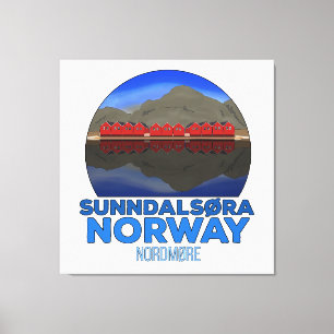 Sunndalsøra Nordmøre Norway Canvas Print
