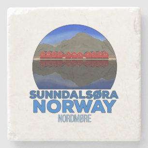 Sunndalsøra Nordmøre Norway Stone Coaster