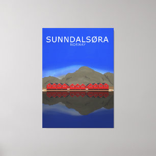 Sunndalsøra Norway Canvas Print