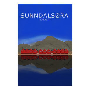 Sunndalsøra Norway Poster