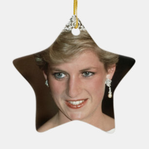 Sunning! HRH Princess of Wales Ceramic Tree Decoration