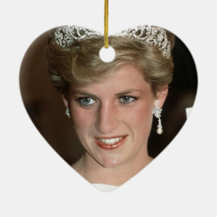 Sunning! HRH Princess of Wales Ceramic Tree Decoration