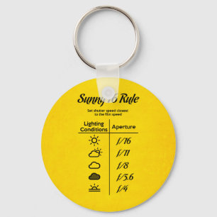 Sunny 16 rule key ring