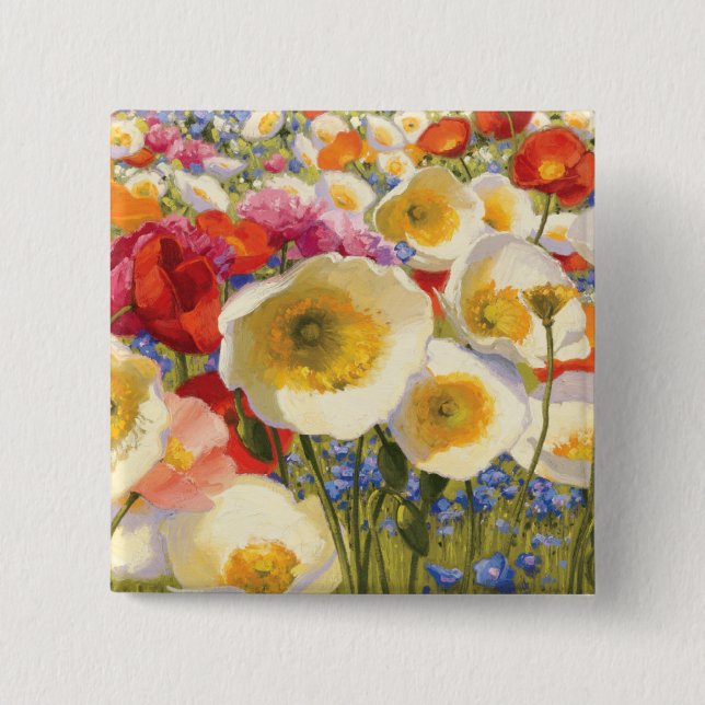 Sunny Abundance 15 Cm Square Badge (Front)