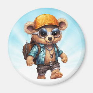 Sunny Adventures with Beachy Bear - Ready for Fun Magnet