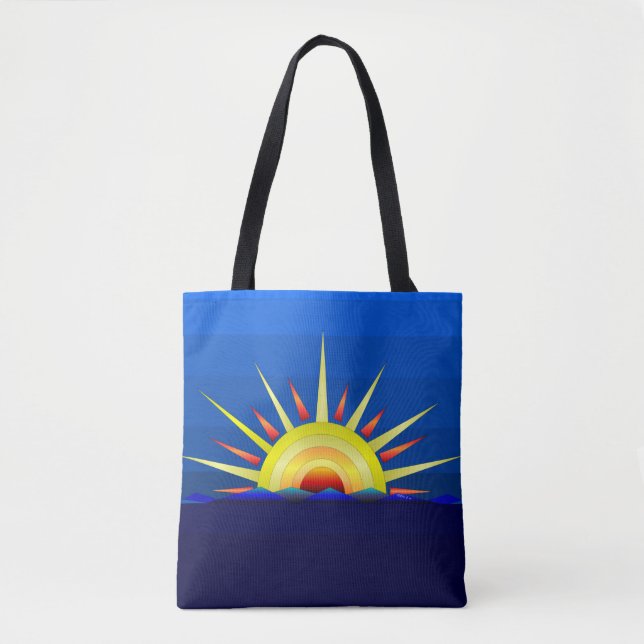 Sunny Allover Tote Bag (Front)