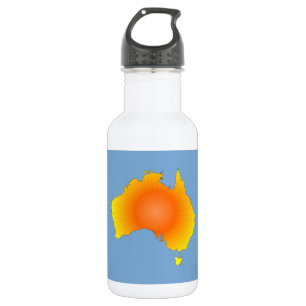 Sunny Australia Map 532 Ml Water Bottle