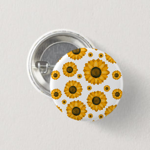 Sunny Bloom Button