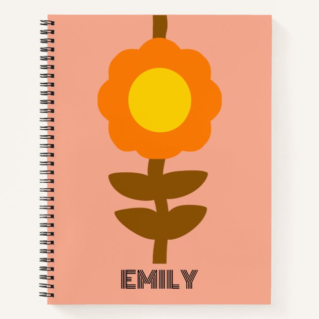 Sunny Bloom Notebook (Front)