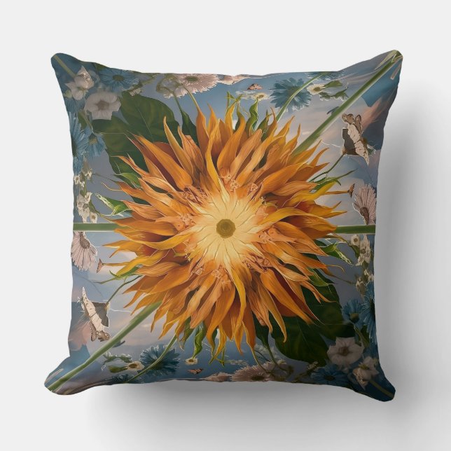 Sunny Blooms Garden Cushion (Front)
