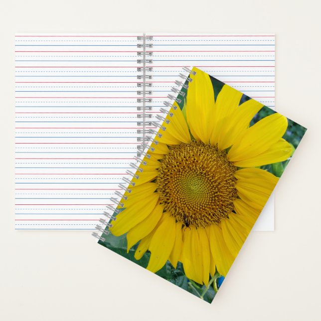 Sunny Blossoms - Sunflower Photo Notebook (Inside)