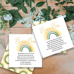 sunny books for baby baby shower enclosure card
