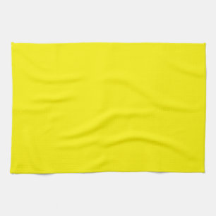 Sunny Bright Yellow Tea Towel