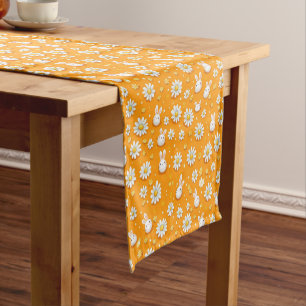 Sunny Bunnies & Daisies Short Table Runner