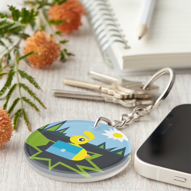 Sunny Bunny Key Ring (Front Right)