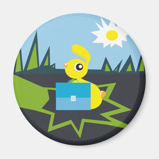 Sunny Bunny Magnet (Front)