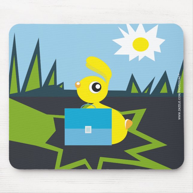 Sunny Bunny Mouse Mat (Front)