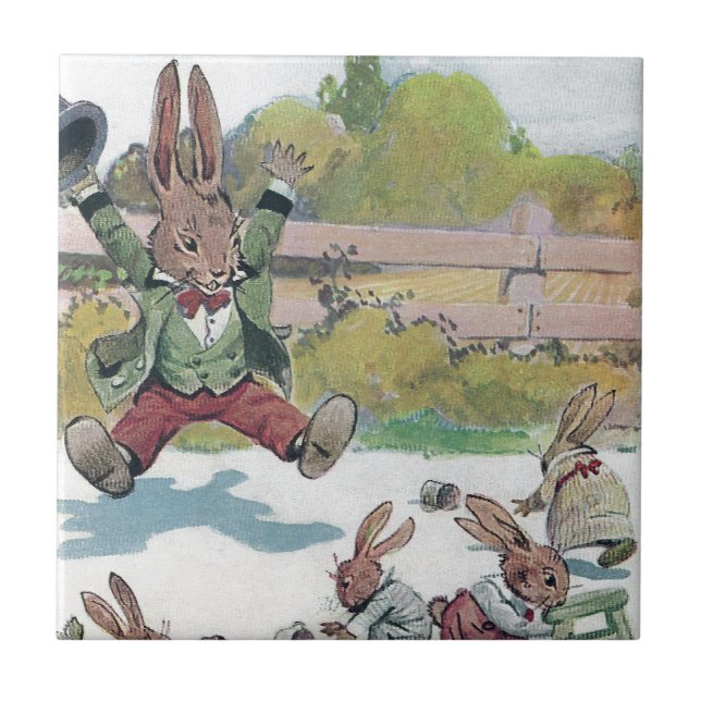 Sunny Bunny Shouts GO Tile (Front)