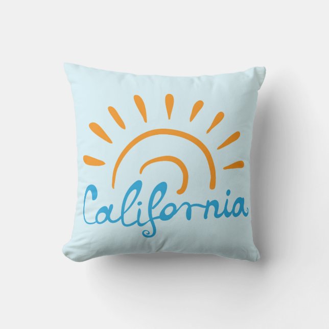 Sunny California Logo Cushion (Front)