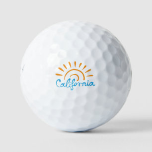 Sunny California Logo Golf Balls