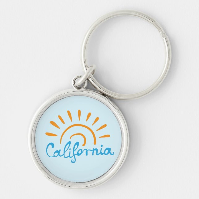 Sunny California Logo Key Ring (Front)