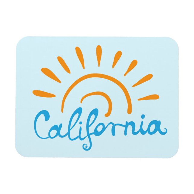 Sunny California Logo Magnet (Horizontal)
