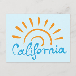 Sunny California Logo Postcard