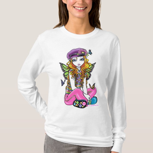 "Sunny" Candied Butterfly Rainbow Fairy Top (Front)