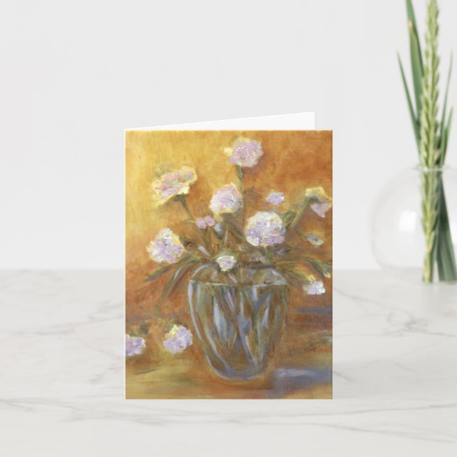 "Sunny Carnations" Art Card (Front)