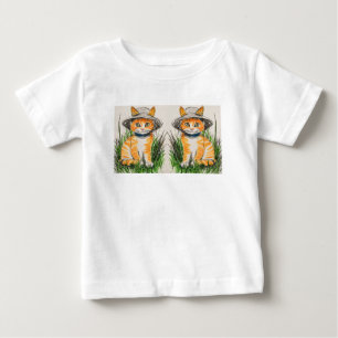 Sunny Cat Delight Kids' T-Shirt