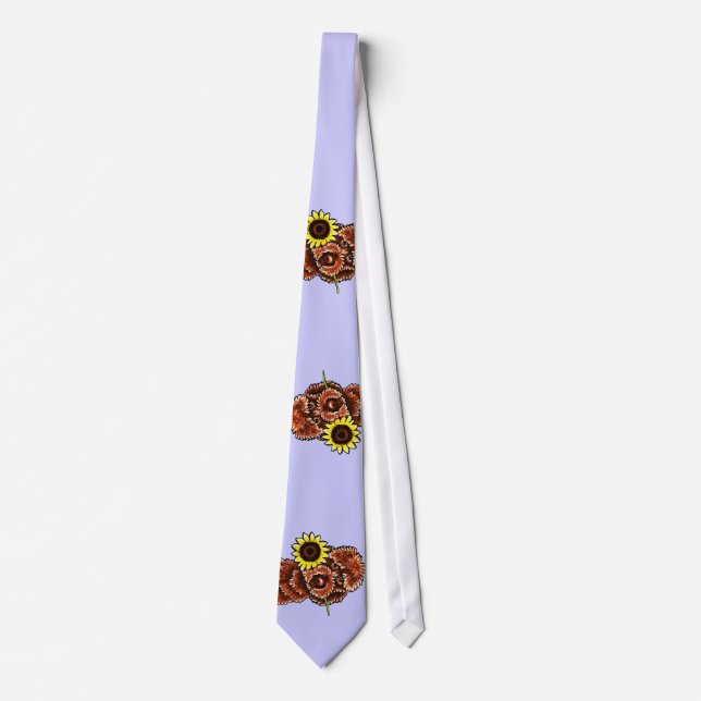 Sunny Chocolate Labradoodle Off-Leash Art™ Tie (Front)