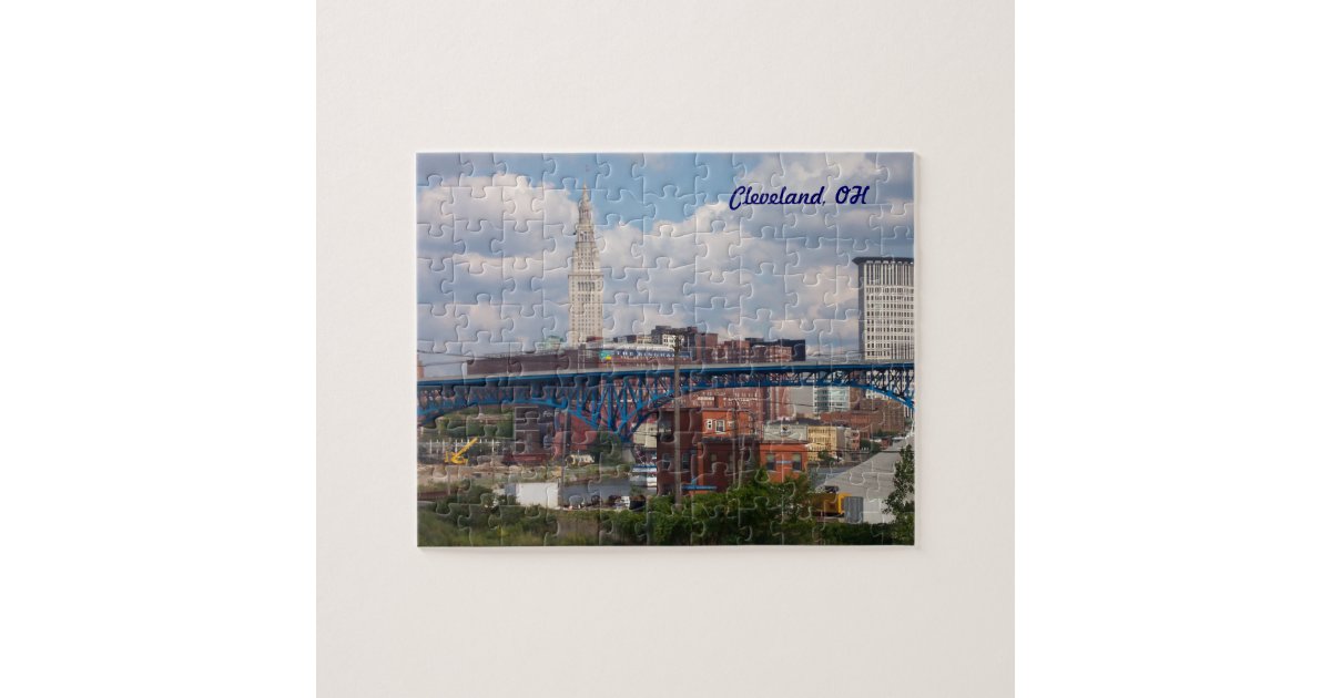 Sunny Cleveland OH Puzzle Zazzle